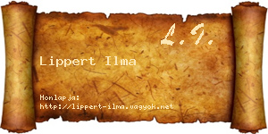 Lippert Ilma névjegykártya